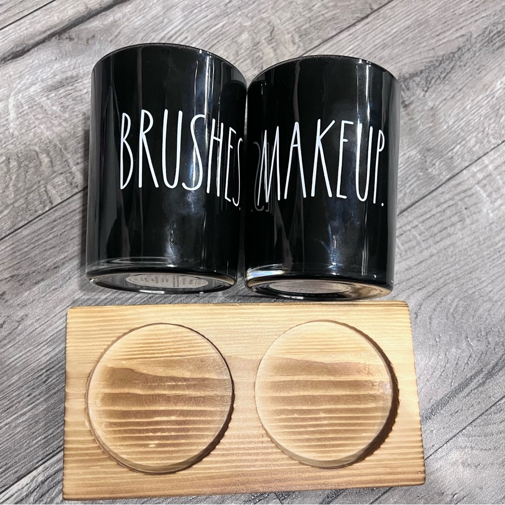 Rae Dunn Makeup Organization